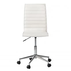Mooved Chaise de bureau Marilyn - Imitation cuir - Blanc -Chaises Soldes 2022 buerodrehstuhl marilyn kunstleder weiss 3778412
