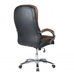 Duo Collection Fauteuil de bureau Marco -Chaises Soldes 2022 chefsessel mads kunstleder vintage braun schwarz 3337369