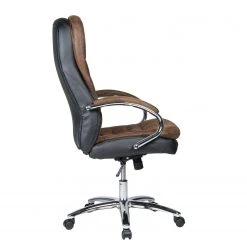 Duo Collection Fauteuil de bureau Marco -Chaises Soldes 2022 chefsessel mads kunstleder vintage braun schwarz 3337373