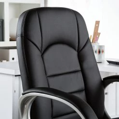 Fredriks Fauteuil de direction Steve II - Imitation cuir - Noir -Chaises Soldes 2022 chefsessel steve ii kunstleder schwarz 3374909