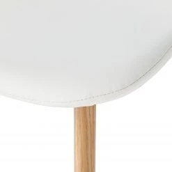 Mørteens Chaise capitonnée Iskmo - Blanc - Lot de 2 -Chaises Soldes 2022 esszimmerstuhl iskmo 2er set webstoff weiss 4034864