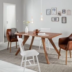 Mørteens Chaises Jalenas (lot de 2) - Blanc 21 Mørteens Chaises Jalenas (lot de 2) - Blanc -Chaises Soldes 2022 esszimmerstuhl jalenas 2er set gummibaum massiv weiss 4081388