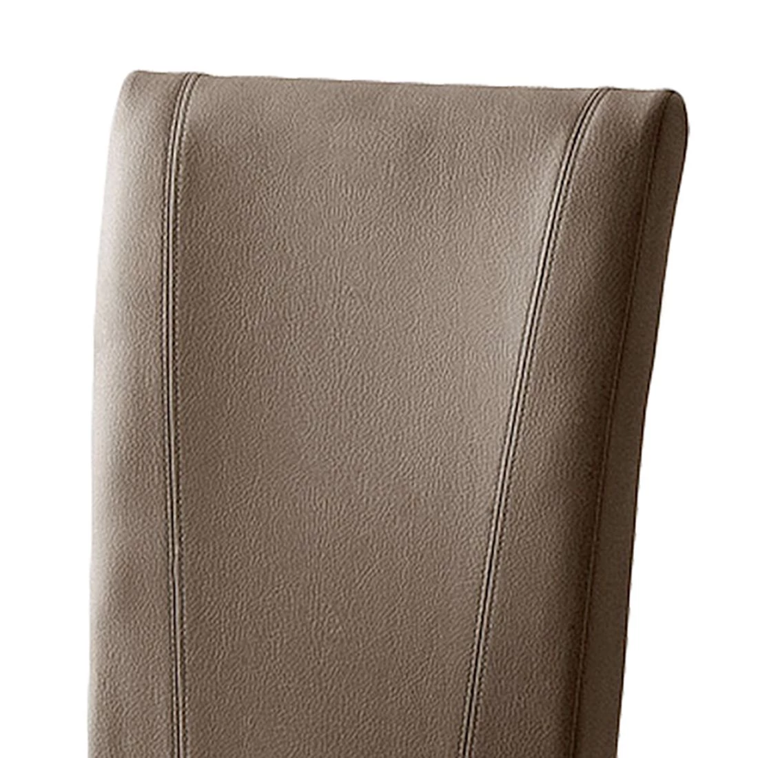 Bellinzona Chaises Karlsborg (lot de 2) - Cuir synthétique cappuccino / Hêtre 4 Bellinzona Chaises Karlsborg (lot de 2) - Cuir synthétique cappuccino / Hêtre – Image 2