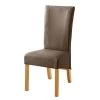 Bellinzona Chaises Karlsborg (lot de 2) - Cuir synthétique cappuccino / Hêtre -Chaises Soldes 2022 esszimmerstuhl karlsborg 2er set kunstleder cappuccino buche 274358