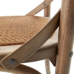 Ridgevalley Chaises Mattutina (lot de 2) - Marron clair -Chaises Soldes 2022 esszimmerstuhl mattutina 2er set ulme massiv rattan braun 1282058