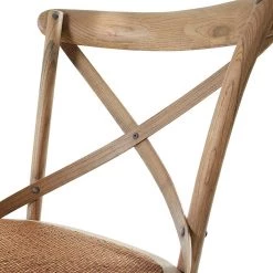 Ridgevalley Chaises Mattutina (lot de 2) - Marron clair -Chaises Soldes 2022 esszimmerstuhl mattutina 2er set ulme massiv rattan braun 1282062