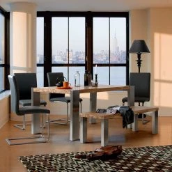 Fredriks Chaises cantilever Augusta I (lot de 2) - Cuir Aude: Noir - Sans accoudoirs 17 Fredriks Chaises cantilever Augusta I (lot de 2) - Cuir Aude: Noir - Sans accoudoirs -Chaises Soldes 2022 freischwinger augusta i 2er set echtleder schwarz 454288