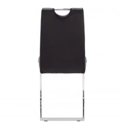 Roomscape Chaise cantilever Pasala - Noir - Lot de 2 -Chaises Soldes 2022 freischwinger pasala 2er set kunstleder schwarz 3995440