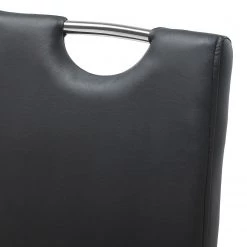 Roomscape Chaise cantilever Pasala - Noir - Lot de 2 -Chaises Soldes 2022 freischwinger pasala 2er set kunstleder schwarz 3995444