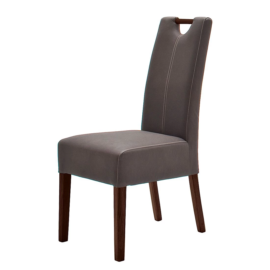 Ars Natura Chaises rembourrées Alessia (lot de 2) - Marron / Hêtre marron foncé 4 Ars Natura Chaises rembourrées Alessia (lot de 2) - Marron / Hêtre marron foncé – Image 2
