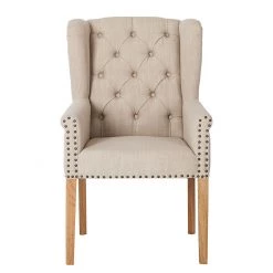 Maison Belfort Chaise Madison - Beige -Chaises Soldes 2022 ohrensessel madison webstoff beige 311921