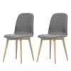 Studio Copenhagen Chaises rembourrées Helvig I (lot de 2) - Tissu Vesta : Gris foncé 1 Studio Copenhagen Chaises rembourrées Helvig I (lot de 2) - Tissu Vesta : Gris foncé -Chaises Soldes 2022 polsterstuhl helvig i 2er set webstoff eiche massiv stoff vesta dunkelgrau 4398904