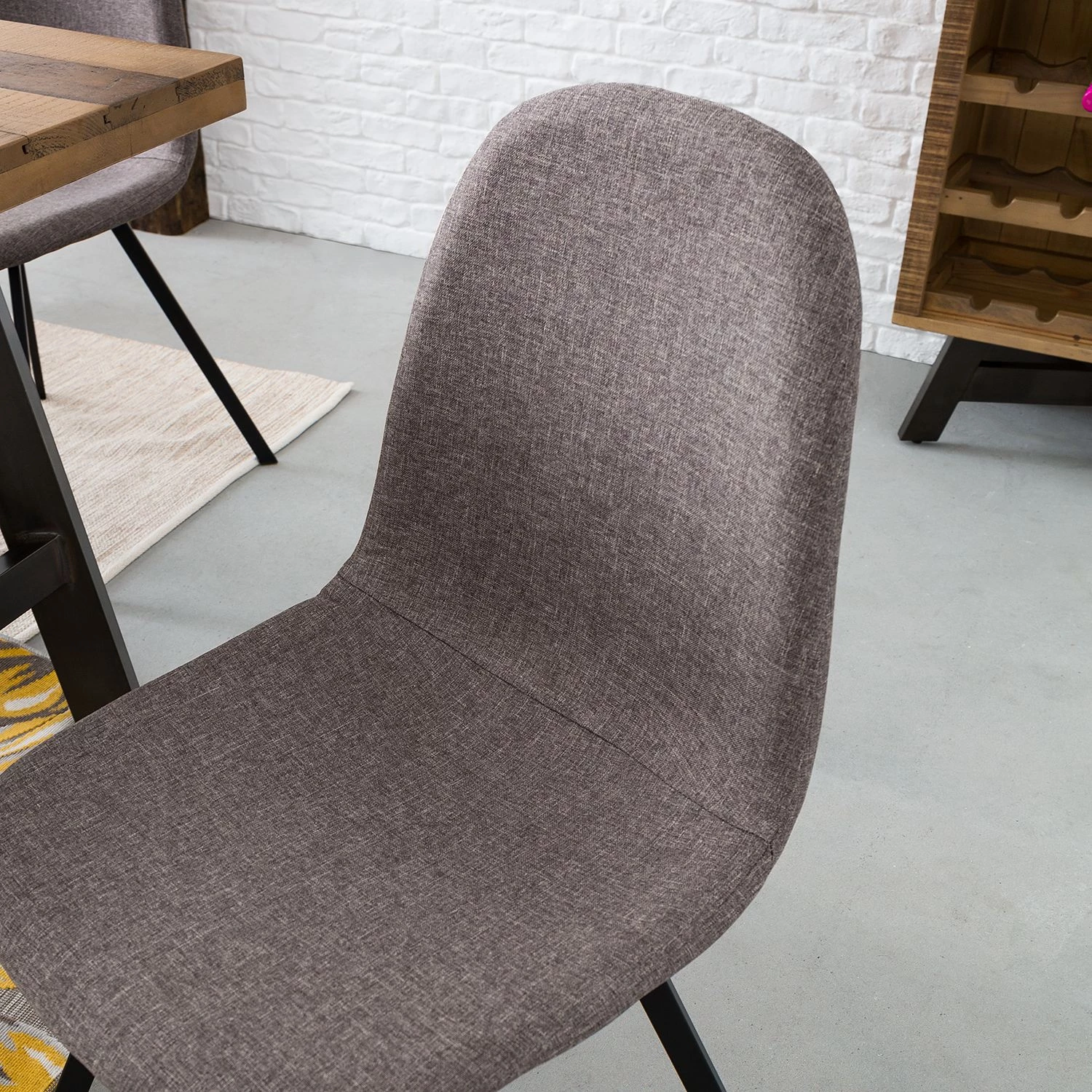 Mooved Chaises Kallax I (lot de 2) - Tissu / Métal 10 Mooved Chaises Kallax I (lot de 2) - Tissu / Métal – Image 8