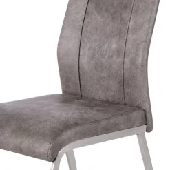 Fredriks Chaises Scalea (lot de 2) - Gris vintage -Chaises Soldes 2022 polsterstuhl scalea 2er set kunstleder solinograu 4695388