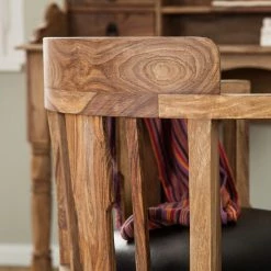 Wolf-Möbel Fauteuil Bombay - Noir -Chaises Soldes 2022 sessel bombay sheesham massiv natur schwarz 1406894