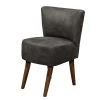 Ars manufacti Fauteuil Rotnes - Basalte - Marron foncé -Chaises Soldes 2022 sessel rotnes antiklederlook buche dunkel 4367556