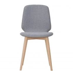 Studio Copenhagen Chaises Helvig III (lot de 2) - Tissu Vesta : Gris -Chaises Soldes 2022 stuhl helvig ii 2er set eiche teilmassiv 3890568